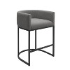 Vatros Upholstered Counter Stool with Metal Frame - 4 of 4