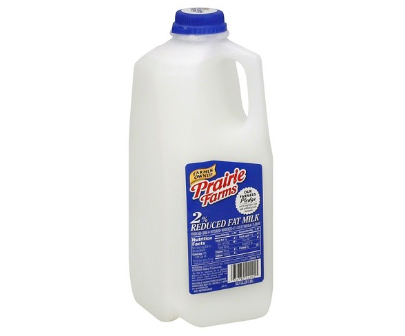 Prairie Farms 2% Milk - 0.5gal
