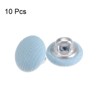 Unique Bargains Round Metal Sewing Cloth Covered Button 10 Pcs - 3 of 4