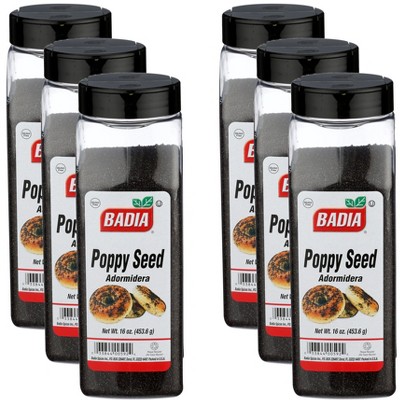 Badia Seed Poppy - Pack of 6 - 16 oz