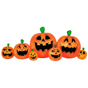 Occasions AIRFLOWZ  INFLATABLE PUMPKIN PATCH 8 FT, 3 ft Tall, Orange - 1 of 4