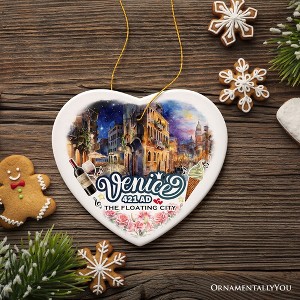 Artistic Venice Unique Cultural Christmas Ornament, Vintage Italy Gift and Keepsake Souvenir| OrnamentallyYou - 1 of 4