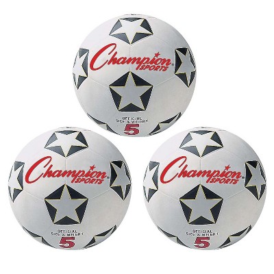 Champion Sports Rubber Soccer Balls