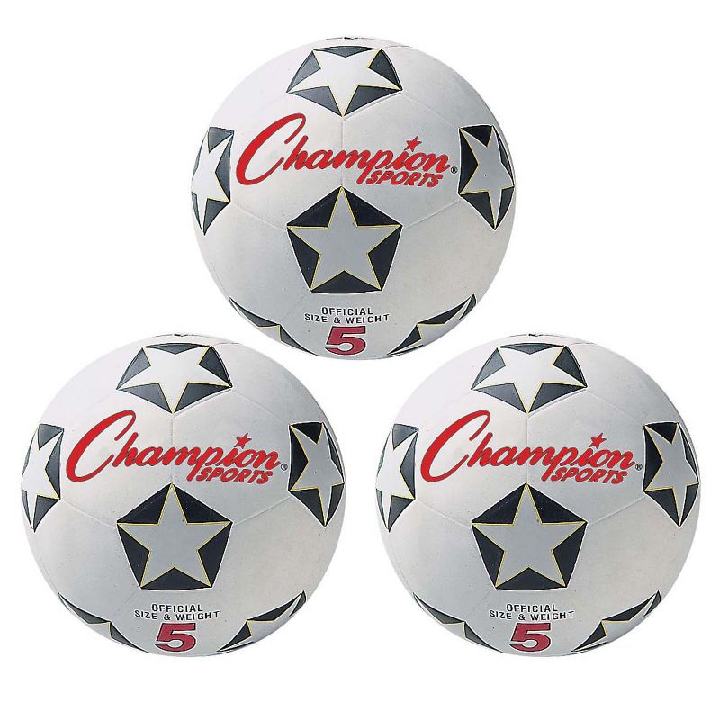 Champion Sports Rubber Soccer Balls, 1 of 4