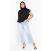 Women's Plus Size Kay Top - black | CITY CHIC - 2 of 4
