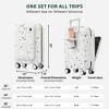 YONWAY  3 Piece Luggage Set, with Cup Holder, ABS+PC Hardside Luggage Sets , with TSA Lock & Spinner Wheels - 4 of 4