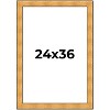 PosterPalooza | Embellished Gold Picture Frame - UV Acrylic, Foam Board Backing, Hanging Hardware - 2 of 4
