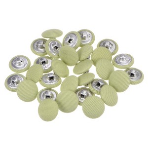 Unique Bargains Suit Dress Blouse Aluminum Fabric Cloth Covered Sewing Buttons 30 Pcs - 1 of 4