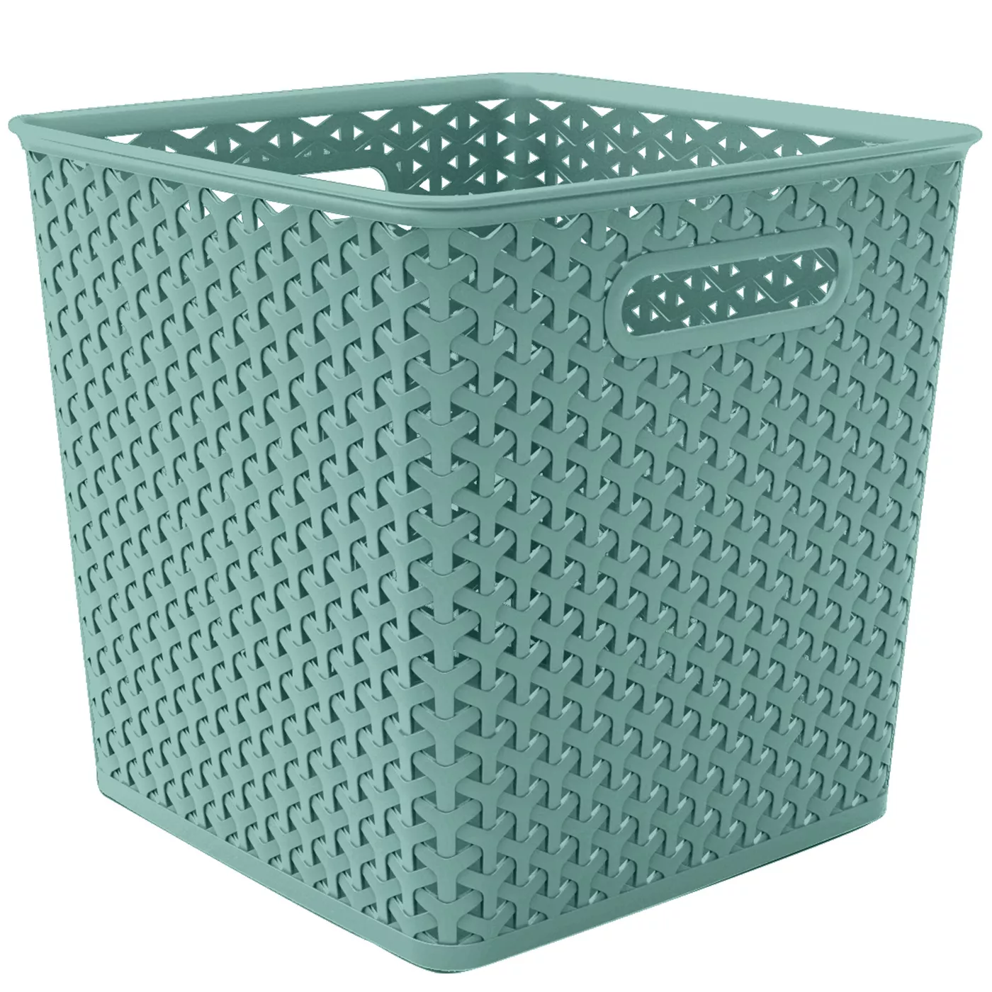 Y-Weave 11" Cube Decorative Storage Basket - Room Essentials™ - image 1 of 4