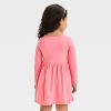 Toddler Girls' Long Sleeve Dress - Cat & Jack™ - 2 of 3