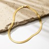 Ross-Simons Italian 6mm 18kt Gold Over Sterling Silver Herringbone Chain Necklace - 3 of 4