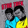 Women's Star Trek Kirk N Spock Loose T-Shirt Athletic Heather - 2 of 4