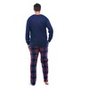 #FollowMe Mens Thermal Henley Pajama Set with Polar Fleece Pants  Warm, Comfy Sleepwear - 3 of 3