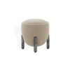 Clarabella Upholstered Ottoman - SFV4800 - Safavieh Couture - 4 of 4