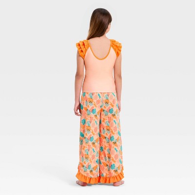 Disney Girls' Moana 2pc Swimsuit Set - Coral Orange 7-8 — фото 4