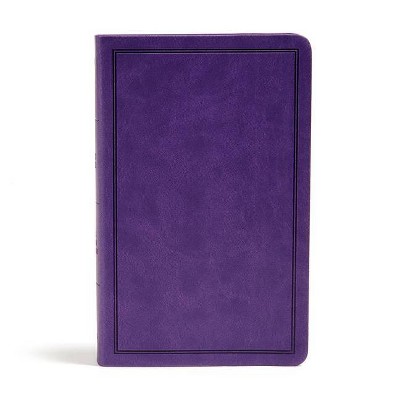 KJV Deluxe Gift Bible, Purple Leathertouch - by  Holman Bible Publishers (Leather Bound)