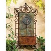 John Timberland Ibizi Rustic Outdoor Wall Water Fountain with LED Light 33" for Yard Backyard Garden Patio Home Deck Porch House Exterior Balcony Roof - 2 of 4