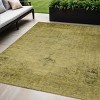 Gold Brown And Wheat Oriental Washable Indoor Outdoor Area Rug - 2 of 4