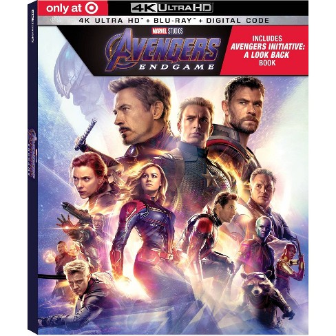 Avengers Endgame Target Exclusive 4kuhd Blu Ray Digital