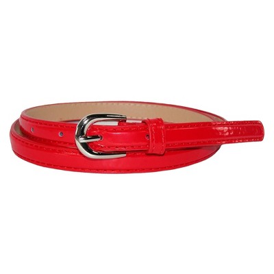 Ctm Women's Cross Concho Western Rhinestone Belt, Medium, Red : Target