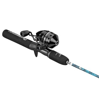 ProFISHiency True Timber Rift Dock Fishing Rod and Reel Combo - Black/Blue/White