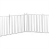 Dovelina Vinyl Garden Fence Panel - Outdoor Decorative Picket Fence with UV Resistance 40'*80'in - 2 of 4