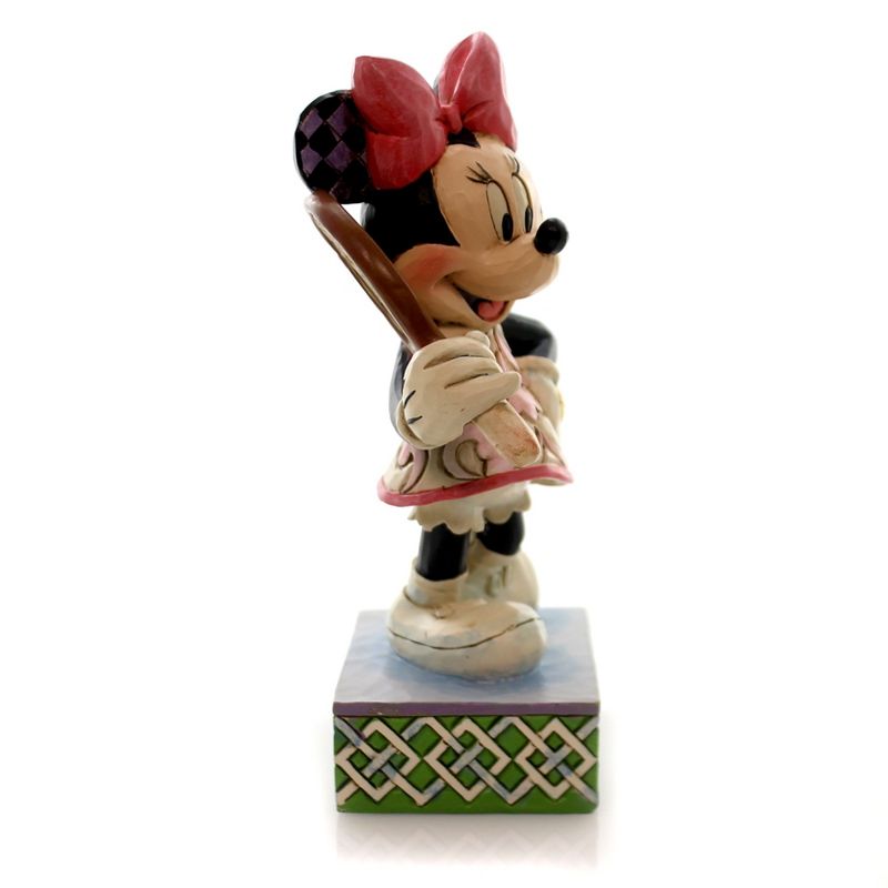 Jim Shore 6.0 Inch Tennis, Anyone? Minnie Mouse Disney Figurines, 4 of 5