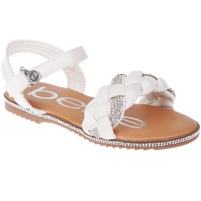 bebe Girls' Sandals - Comfy Open Toe Dress Sandals, Fancy and Sparkly Sandals for Little Girls and Big Girls