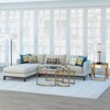 Metal Two Tier Glass Top Brass Coffee Table - Henn&Hart - 4 of 4