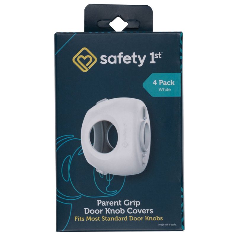 Safety 1st Parent Grip Door Knob Covers 4pk - White, 1 of 6