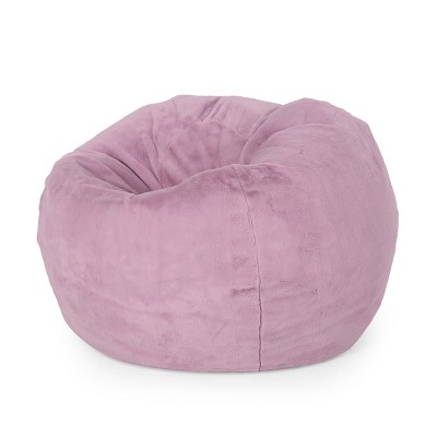?Vynxaria Kavel 3-Foot Rounded Bean Bag - Stylish Comfort for Every Space