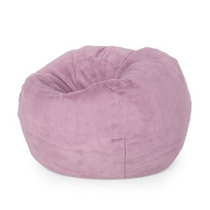 ?Vynxaria Kavel 3-Foot Rounded Bean Bag - Stylish Comfort for Every Space - 1 of 4