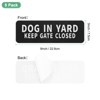 Unique Bargains Acrylic Safety Durable Indoor Outdoor Dog in Yard Signs 3x9 Inch - 3 of 4