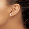 Black Bow Jewelry Kids 7mm Polished Heart Post Earrings in Sterling Silver - 3 of 4