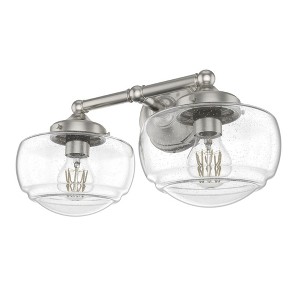 Hunter Fans Saddle Creek 2 - Light Vanity in  Brushed Nickel - 1 of 1
