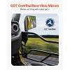 VEVOR Jeep Tube Doors, 4-Door, Adventure Style Jeep Tubular Door with DOT Certified Rear View Mirrors, Jeep Doors with Rear Mirrors ,Black - 4 of 4