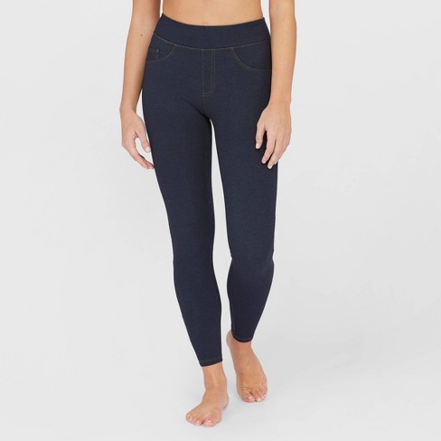 Assets By Spanx Women's Denim Skinny Leggings - Medium Wash S : Target