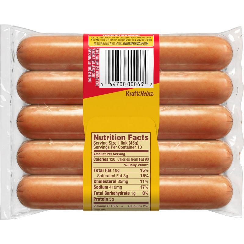 Oscar Mayer Original Uncured Wieners Hot Dogs - 16oz/10ct, 3 of 16