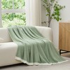 Snuggle Sac Soft Knit Throw Fuzzy Cozy Reversible Microfiber Blanket - 3 of 4