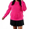 Women's Eat Your Heart Out Crewneck Sweater - One Eleven North - 4 of 4
