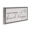 Stupell Industries Don't Worry Beach Happy, 31" x 14" - 3 of 4