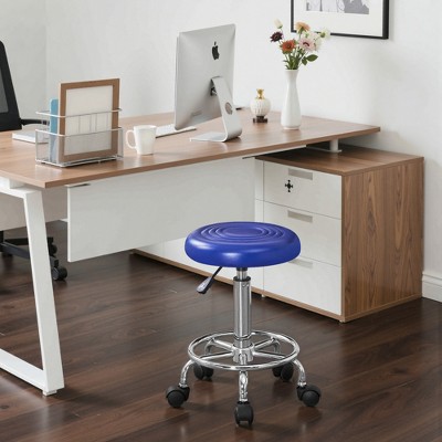 VECELO Faux Leather Office Chair Adjustable Height Swivel Rolling ...