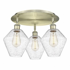 Cindyrella - 3 Light Flush Mount In Industrial Style-11 Inches Tall and 19.75 Inches Wide - 1 of 1
