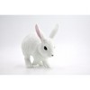 Collectible Wildlife Gifts | Rabbit, White, Museum Quality Plastic Animal, Toy,  Realistic Hand Painted Figure,  Model,   Gift,    4"   OK22-B618 - 3 of 4