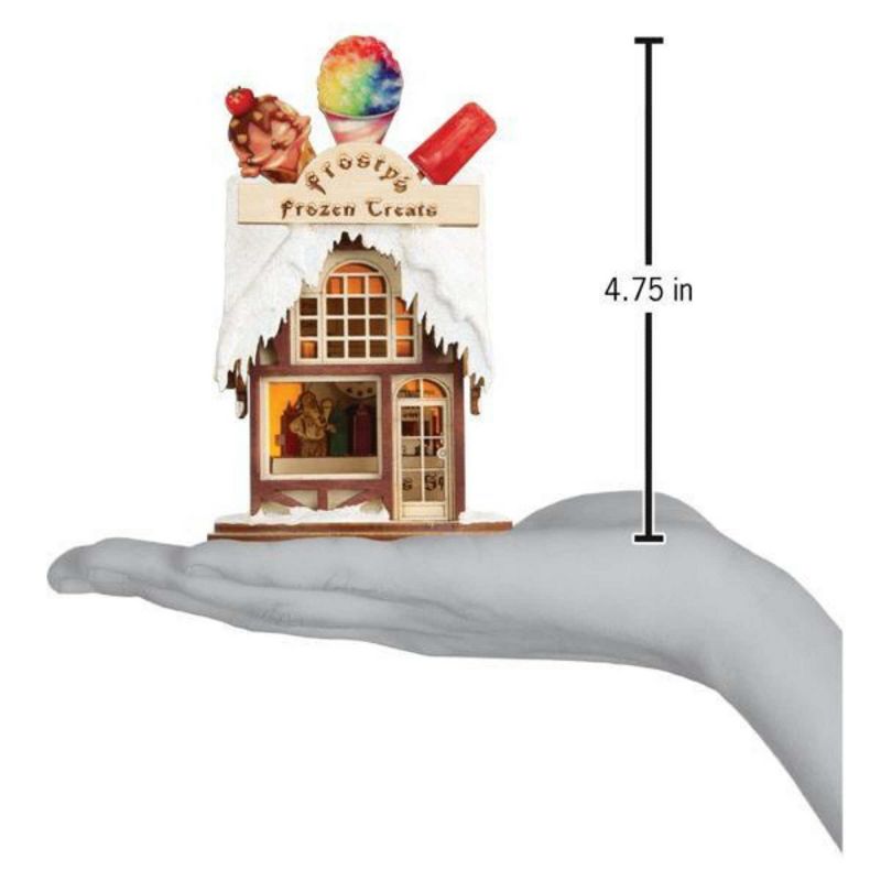 Ginger Cottages 4.75 In Frosty's Treat Shop Gingermen Ice Cream Tree Ornaments, 3 of 4