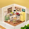 ROBOTIME Plastic House Building Set Toy DIY Doll House Playset for Construction Toys Diorama Kit Gifts, Multicolored, 6.4"*6.4"*6" - 3 of 4