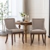 FONTOI 2 PCS Thickened Dining Chair with Nailhead Trim - 4 of 4