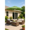 Home Fashions International 9' Round Suntastic Auto Tilt Outdoor Patio Canopy Market Umbrella - 3 of 3