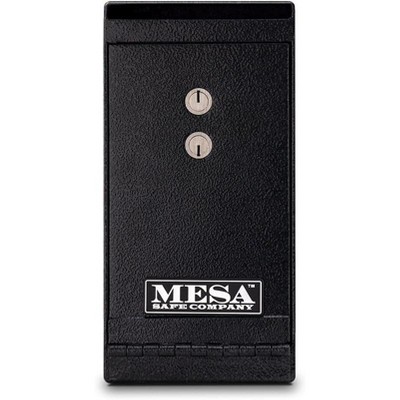 Hammered Grey Steel Keyed Depository Safe with Dual Lock