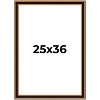 PosterPalooza | Weathered Gold Picture Frame - UV Acrylic, Foam Board Backing, Hanging Hardware - 2 of 4